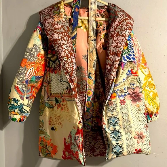 Johnny Was (reversible). Puffy (puff) coat but light weight coat. - Picture 10 of 12